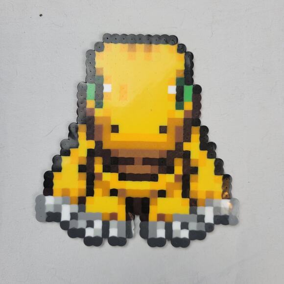 Agumon Digimon Perler Bead Pixel Art - Picture 1 of 2